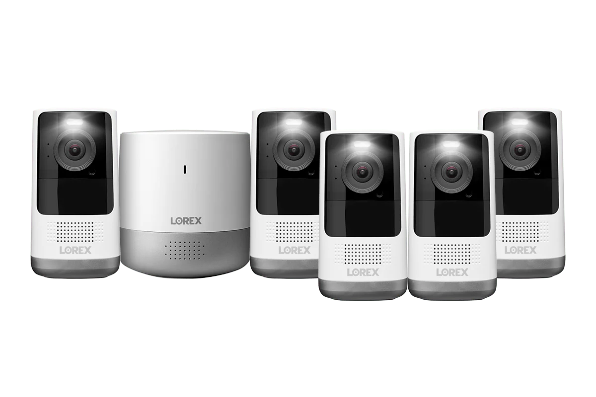 Lorex Classic Wire-Free Security System with Five 2K Battery-Operated Cameras
