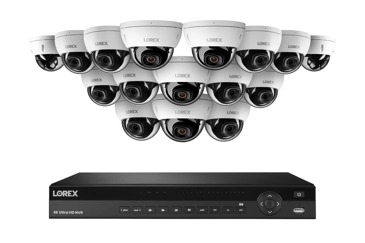 Lorex Elite Series NVR with A10 IP Dome Cameras - 4K 16-Channel 4TB Wired System - Image 8
