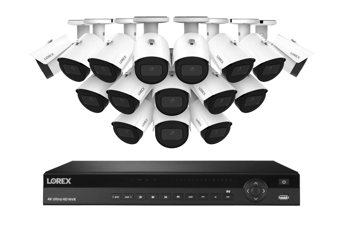 Lorex Elite Series NVR with A4 4MP (2K) IP Bullet Cameras - 4K 16-Channel 4TB Wired System - Image 9