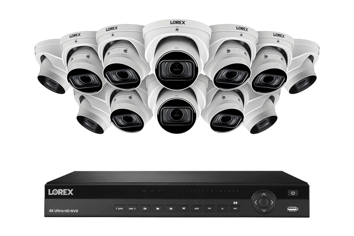Lorex 4K (16 Camera Capable) 6TB Wired NVR System with Nocturnal 3 Smart IP Turret Cameras with Listen-in Audio and Motorized Varifocal Lenses - Image 13