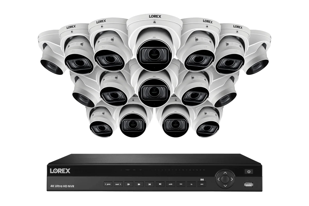 Lorex 4K (16 Camera Capable) 6TB Wired NVR System with Nocturnal 3 Smart IP Turret Cameras with Listen-in Audio and Motorized Varifocal Lenses - Image 9