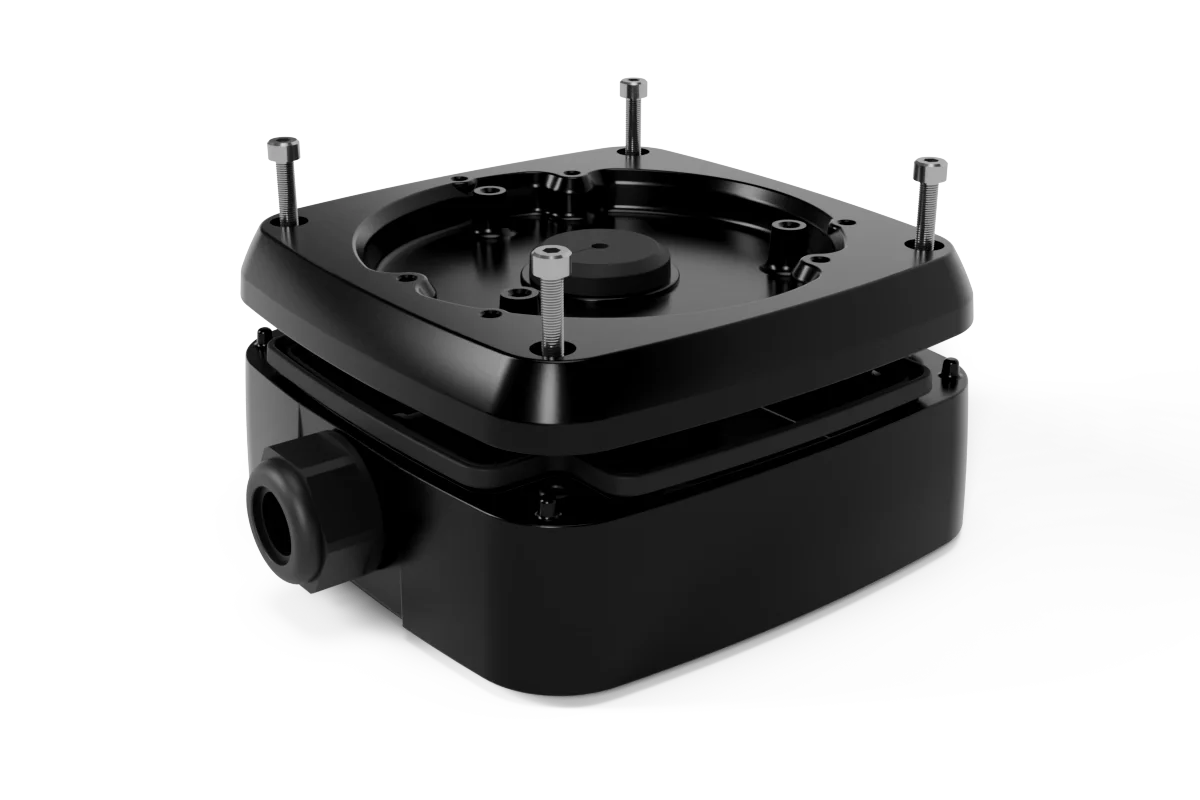 Outdoor Square Junction Box with Cable Gland for Turret and Dome Camera (Metal) - Image 4
