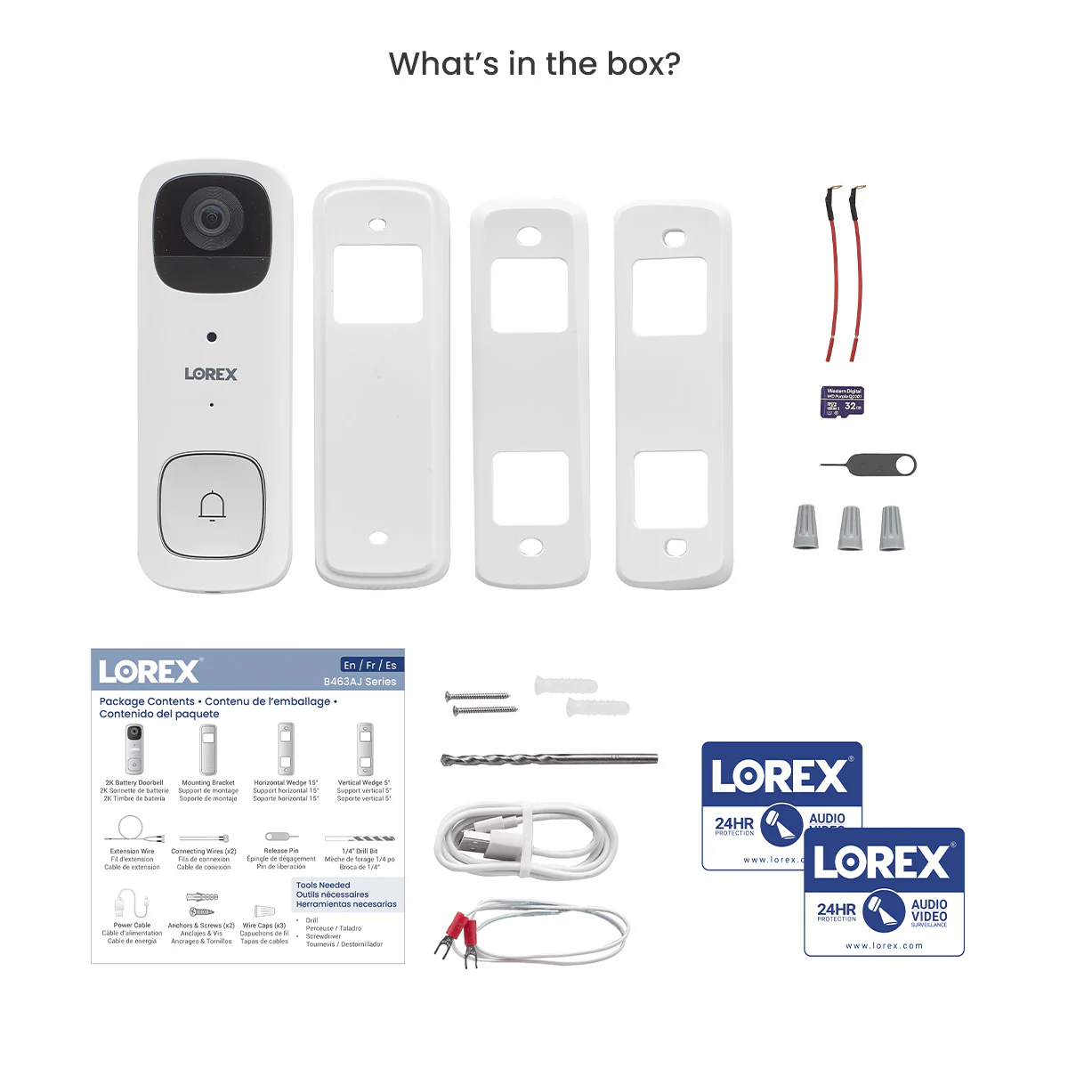 Lorex 2K Wi-Fi Video Doorbell (Battery-Operated, 32GB) - Image 6