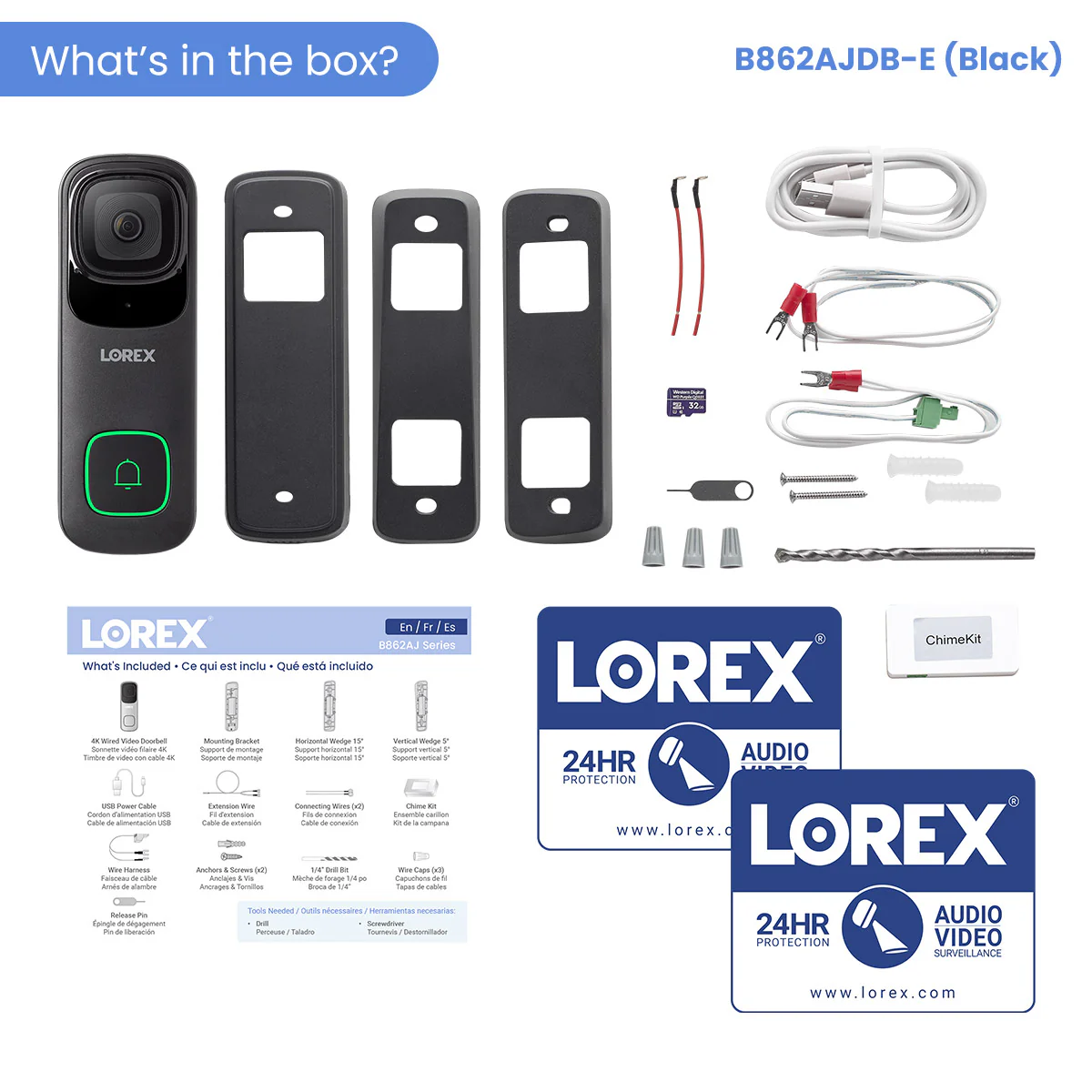 Lorex 4K Wi-Fi Video Doorbell (Wired, 32GB, Cloud-Enabled) - Image 6