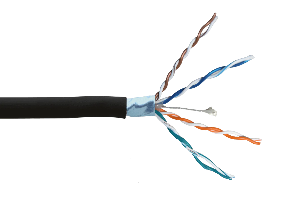 CAT6 Outdoor Extension Cable, Weather Shielded, cUL CMR Riser Rated, UV Treated, Direct Burial Underground - Image 4