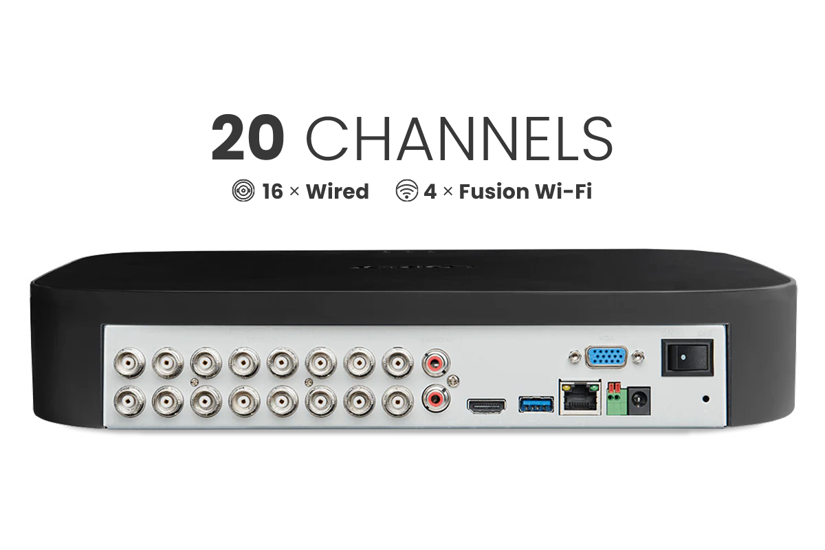 Fusion DVR 4K 20 Camera Capable (16 Wired and 4 Fusion Wi-Fi) 1TB DVR - Image 2