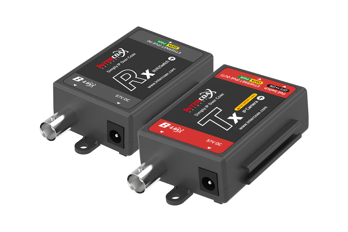 Single Port IP & PoE over Coax Set (400m/1300ft end-to-end converters) - Image 4