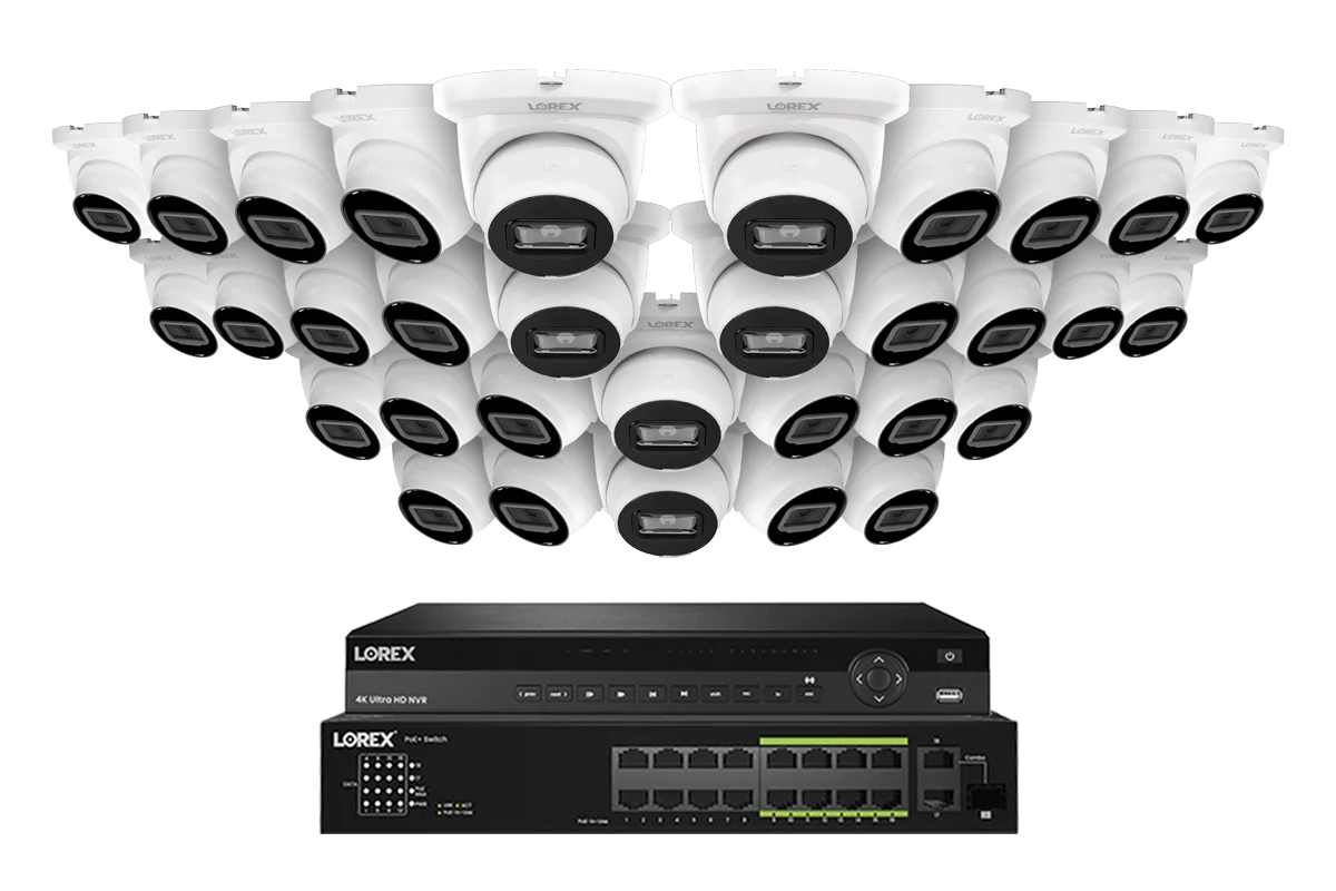 Lorex Elite Series 4K 32 Camera Capable 6TB Wired NVR System with 4MP (2K) A4 IP Turret Cameras - Image 5