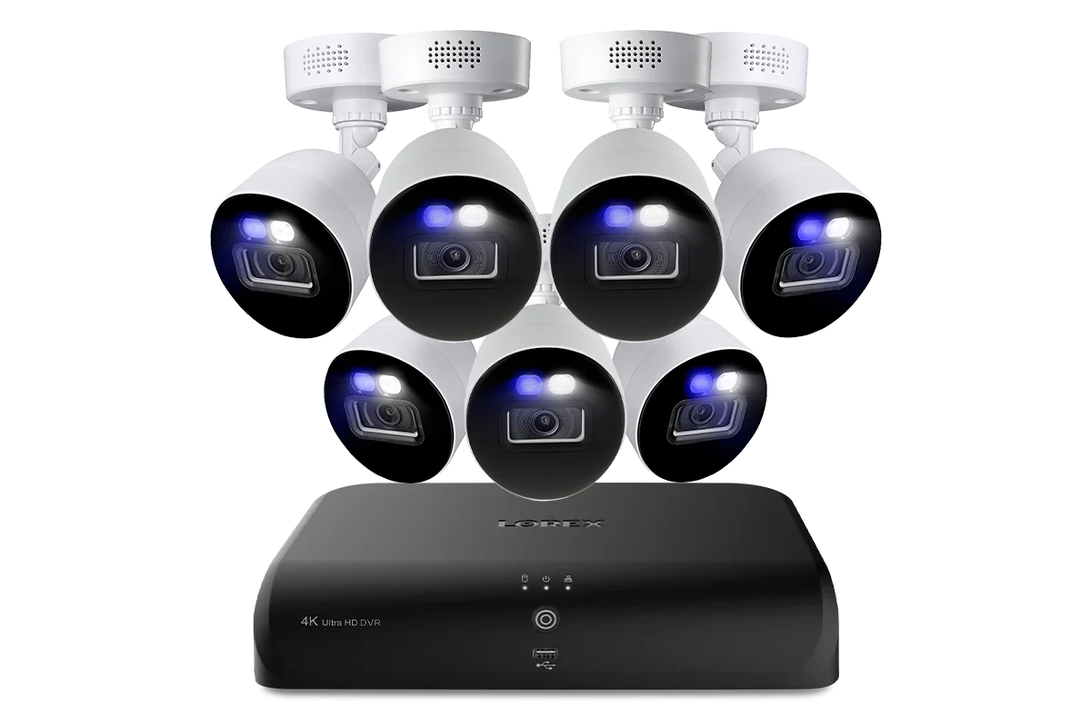Lorex Classic Fusion 4K 12-Channel (8 Wired + 4 Wi-Fi) 1TB Wired DVR System with Active Deterrence Bullet Cameras - Image 11