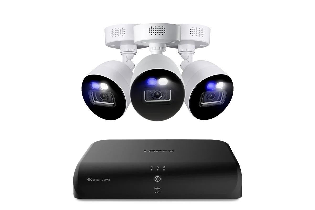 Lorex Classic Fusion 4K 12-Channel (8 Wired + 4 Wi-Fi) 1TB Wired DVR System with Active Deterrence Bullet Cameras - Image 6