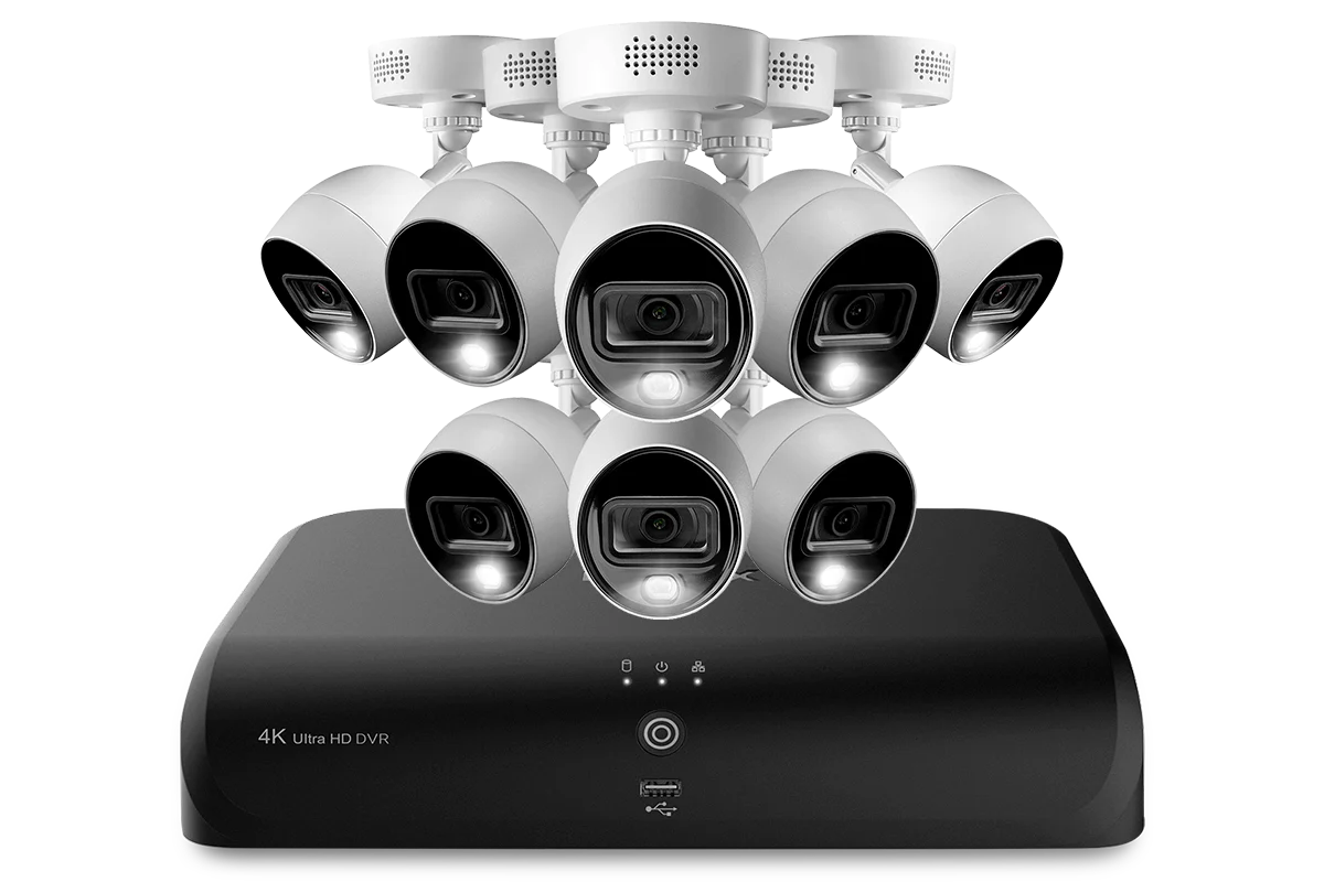 Lorex Classic Fusion 4K 12-Channel (8 Wired + 4 Wi-Fi) 1TB Wired DVR System with Active Deterrence Bullet Cameras - Image 9