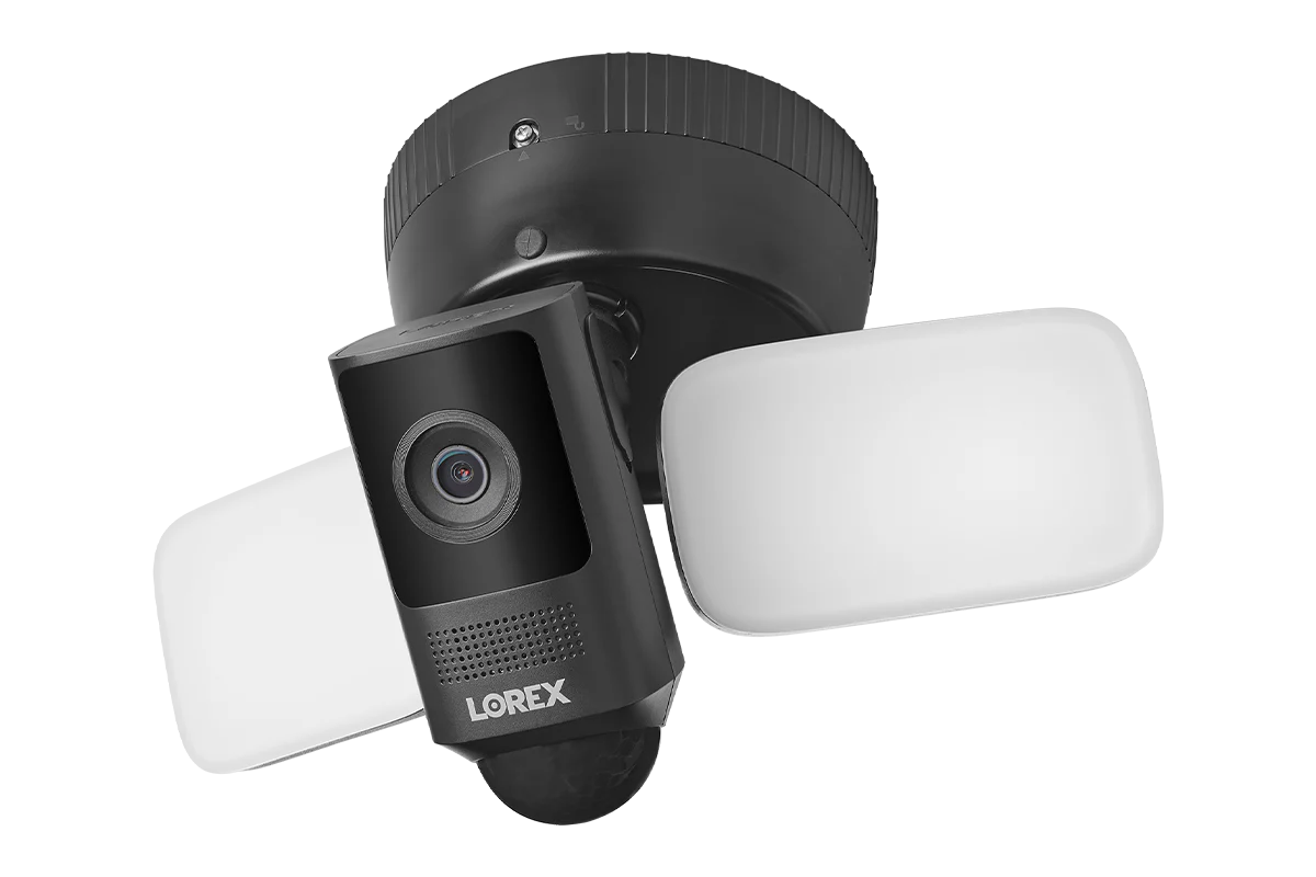 Lorex 2K Wi-Fi Floodlight Security Camera (32GB, Black, Open Box) - Image 4