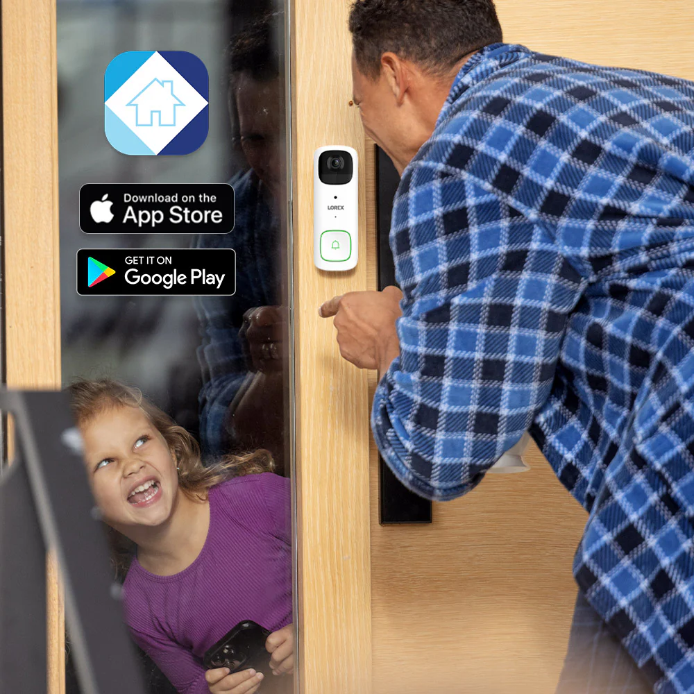 Lorex 2K Wi-Fi Video Doorbell (Battery-Operated, 32GB) - Open Box - Image 3
