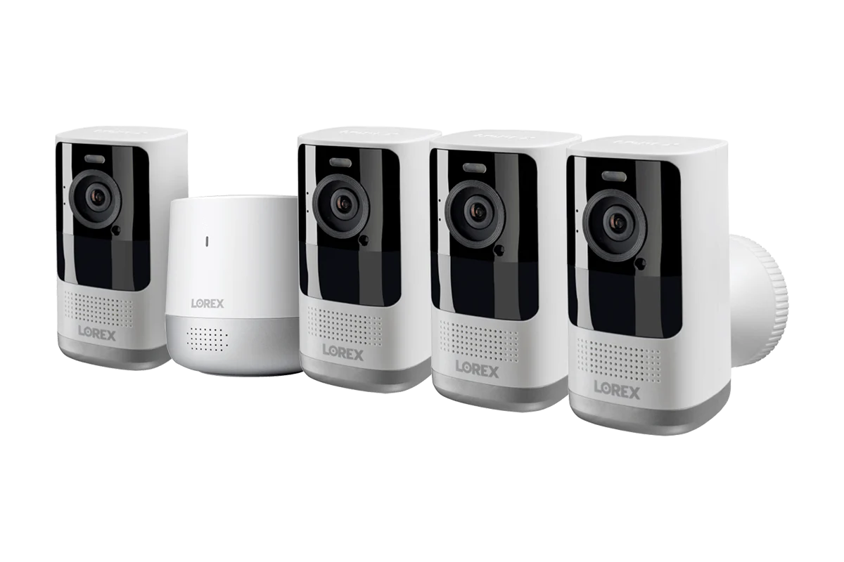 Lorex Classic Wire-Free Security System with Four 2K Battery-Operated Cameras