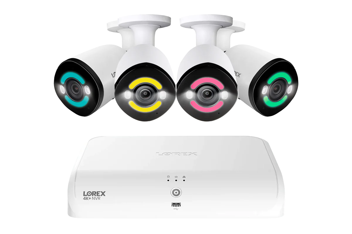 Lorex 4K+ 12MP 16 Camera Capable (8 Wired + 8 Fusion Wi-Fi ) 2TB Wired NVR System with H30 IP Bullet Cameras - Image 2