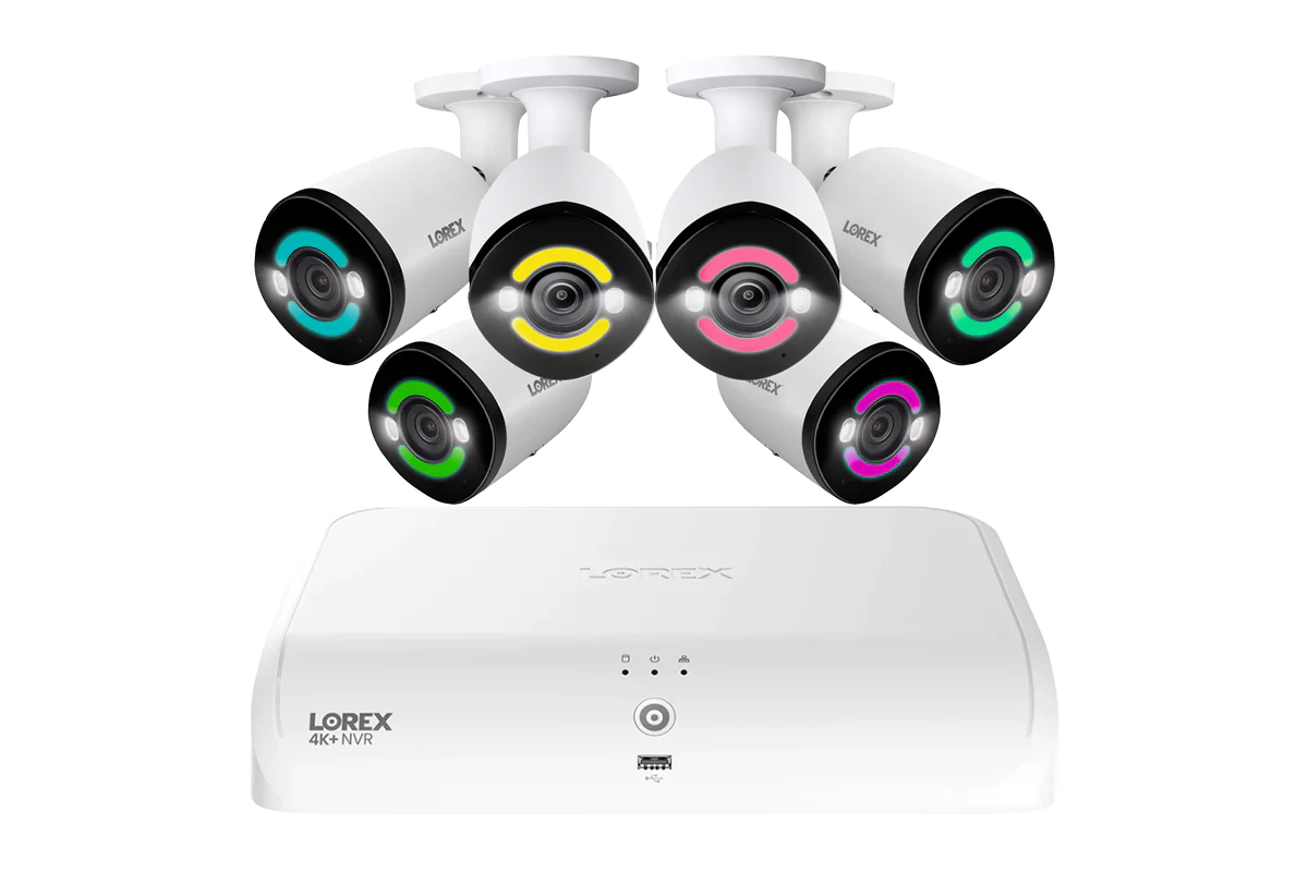 Lorex 4K+ 12MP 16 Camera Capable (8 Wired + 8 Fusion Wi-Fi ) 2TB Wired NVR System with H30 IP Bullet Cameras - Image 3