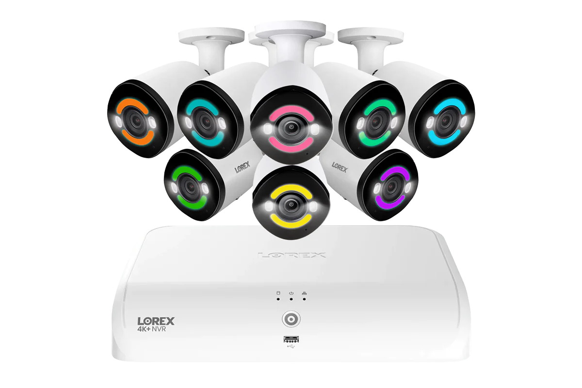 Lorex 4K+ 12MP 16 Camera Capable (8 Wired + 8 Fusion Wi-Fi ) 2TB Wired NVR System with H30 IP Bullet Cameras - Image 4