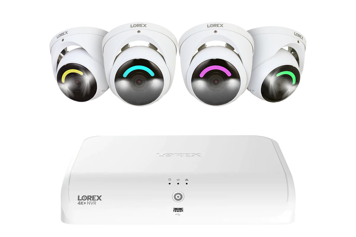 Lorex 4K+ 12MP 16 Camera Capable (8 Wired + 8 Fusion Wi-Fi ) 2TB Wired NVR System with H30 IP Turret Cameras - Image 7
