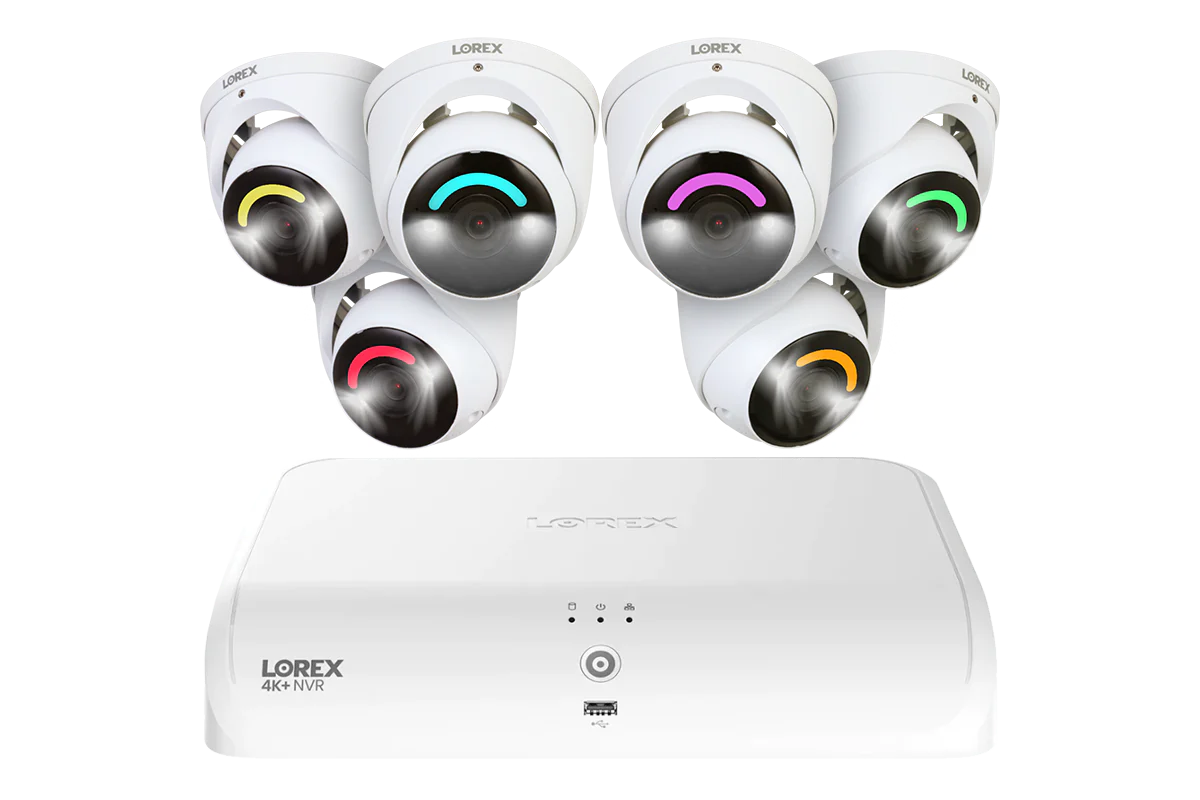 Lorex 4K+ 12MP 16 Camera Capable (8 Wired + 8 Fusion Wi-Fi ) 2TB Wired NVR System with H30 IP Turret Cameras - Image 8