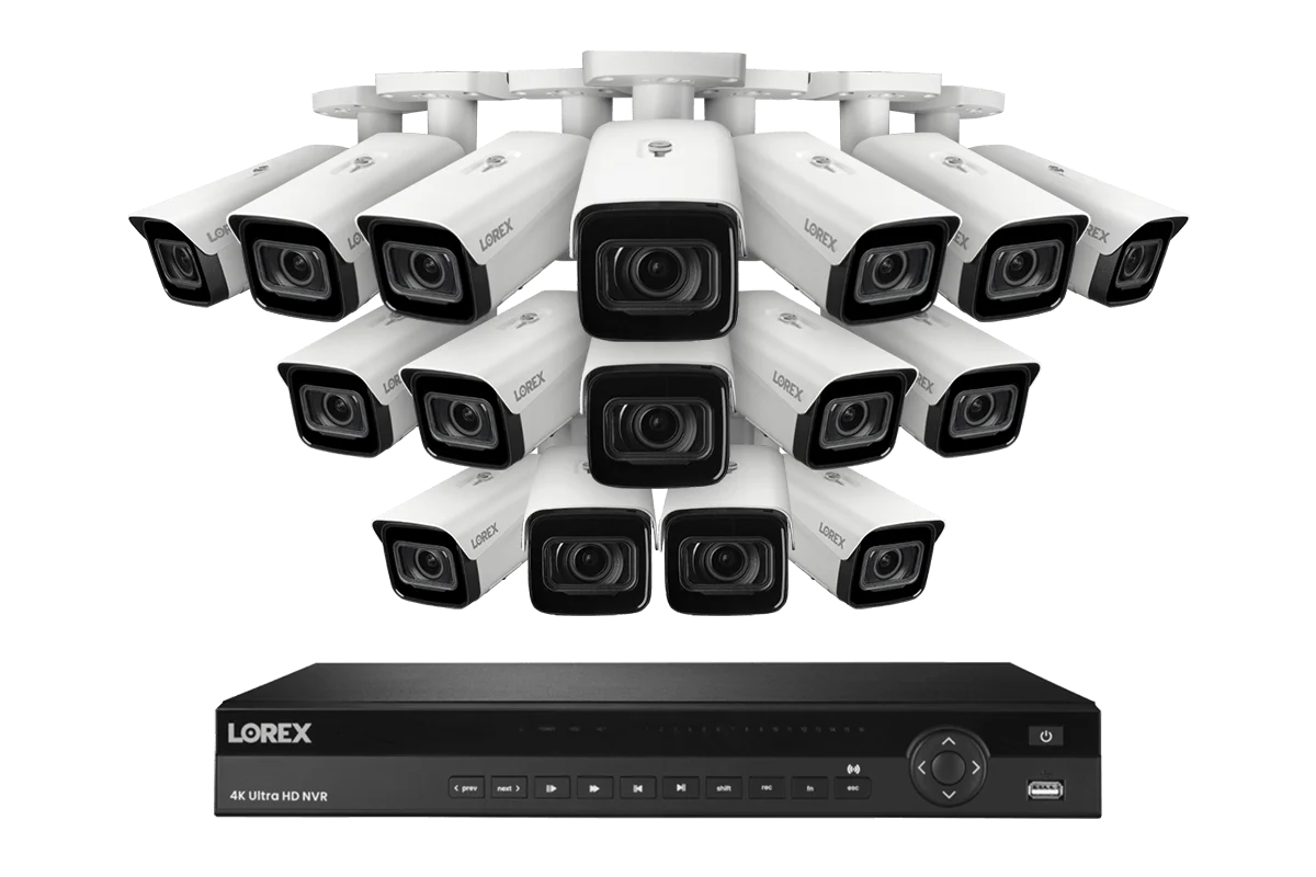 Lorex 4K (16 Camera Capable) 4TB Wired NVR System with Nocturnal 3 Smart IP Bullet Cameras with Motorized Varifocal Lens - Image 12
