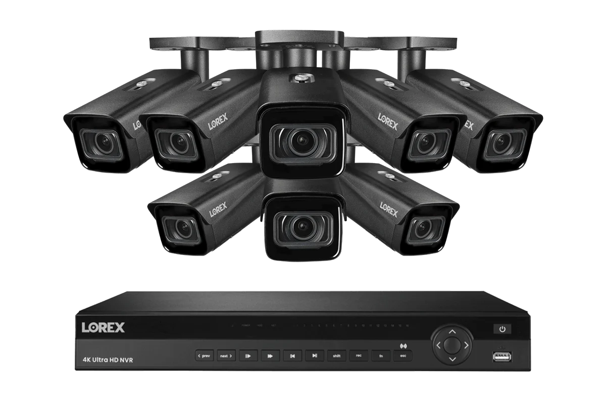 Lorex 4K (16 Camera Capable) 4TB Wired NVR System with Nocturnal 3 Smart IP Bullet Cameras with Motorized Varifocal Lens - Image 6