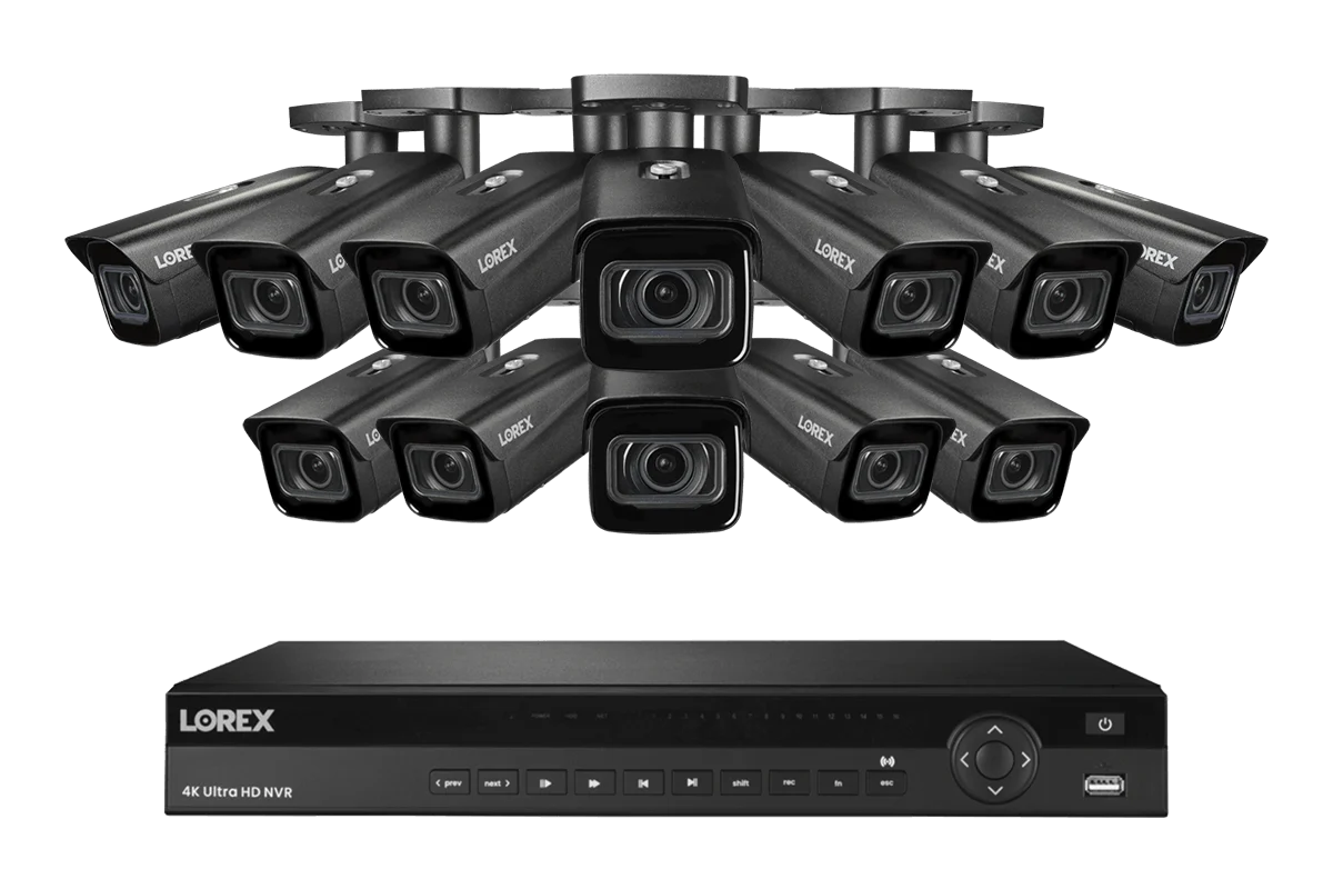 Lorex 4K (16 Camera Capable) 4TB Wired NVR System with Nocturnal 3 Smart IP Bullet Cameras with Motorized Varifocal Lens - Image 7