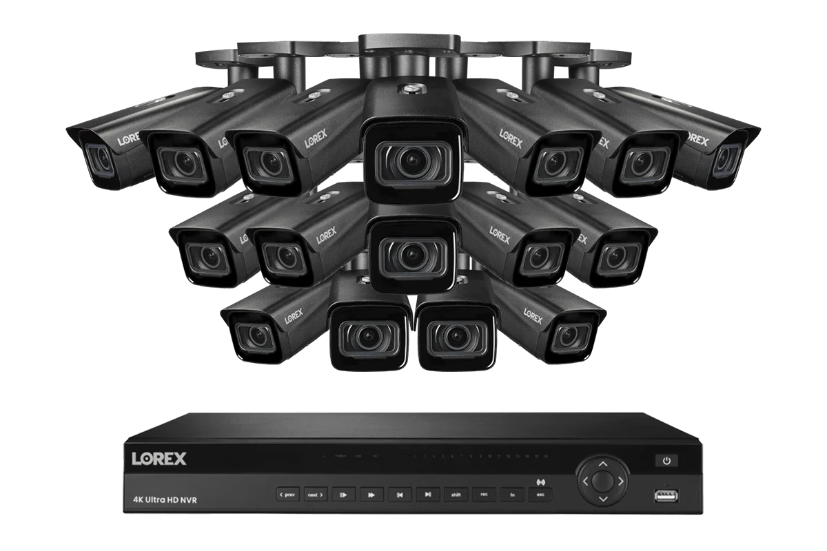Lorex 4K (16 Camera Capable) 4TB Wired NVR System with Nocturnal 3 Smart IP Bullet Cameras with Motorized Varifocal Lens - Image 8