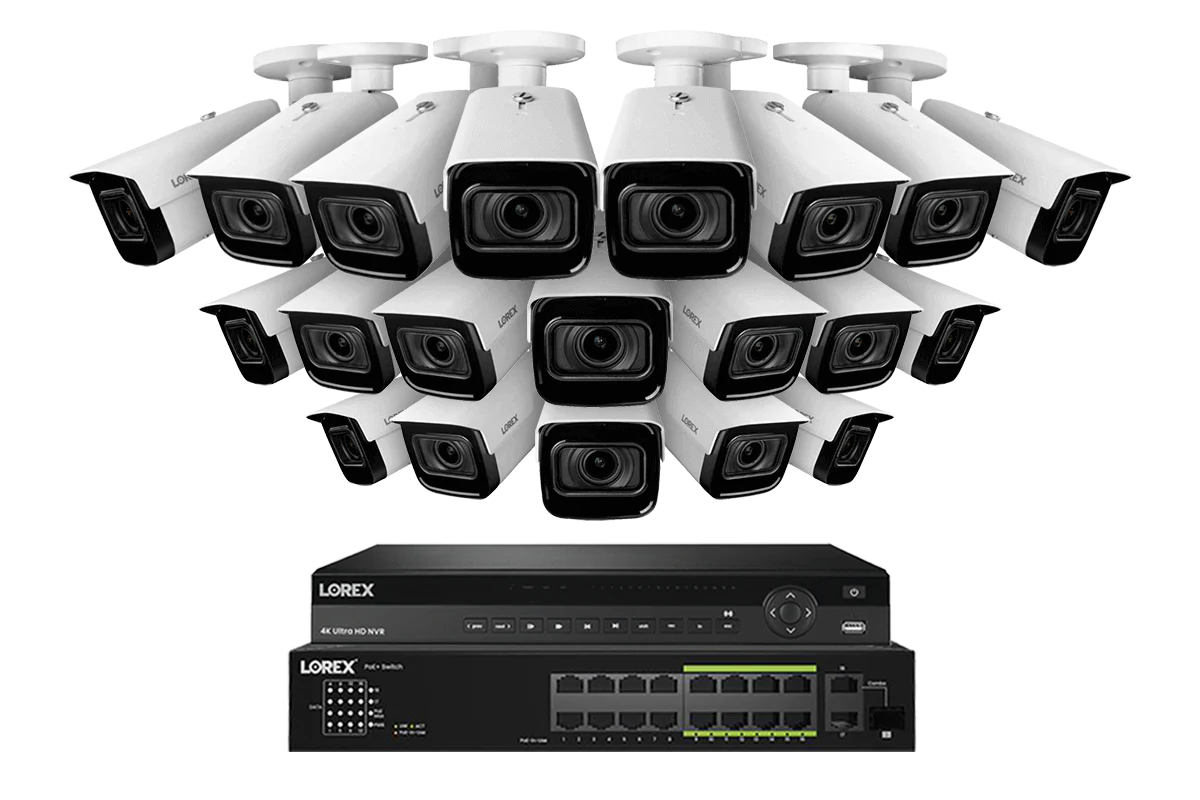 Lorex 4K (32 Camera Capable) 6TB Wired NVR System with Nocturnal 3 Smart IP Bullet Cameras with Motorized Varifocal Lens - Image 10