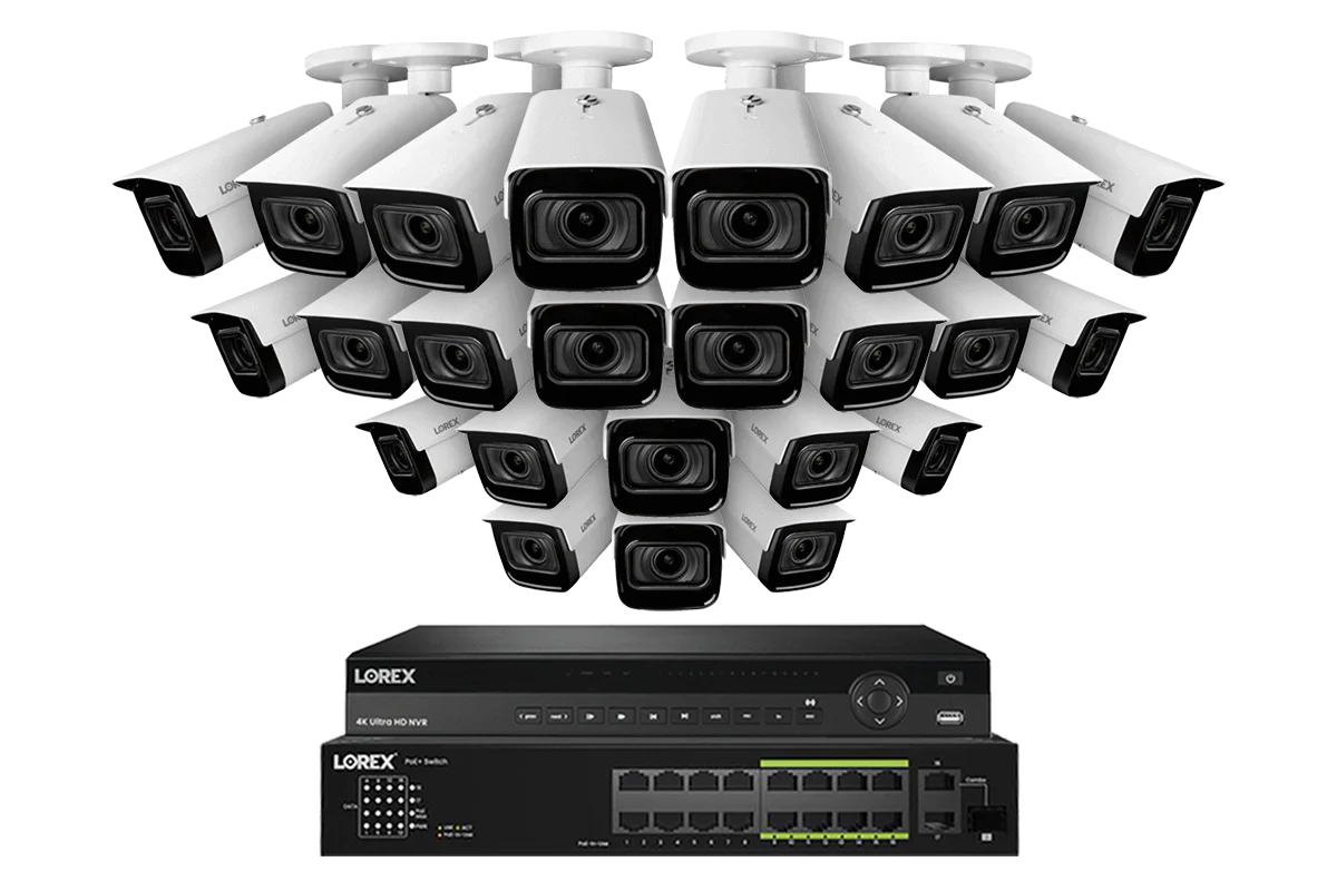 Lorex 4K (32 Camera Capable) 6TB Wired NVR System with Nocturnal 3 Smart IP Bullet Cameras with Motorized Varifocal Lens - Image 11