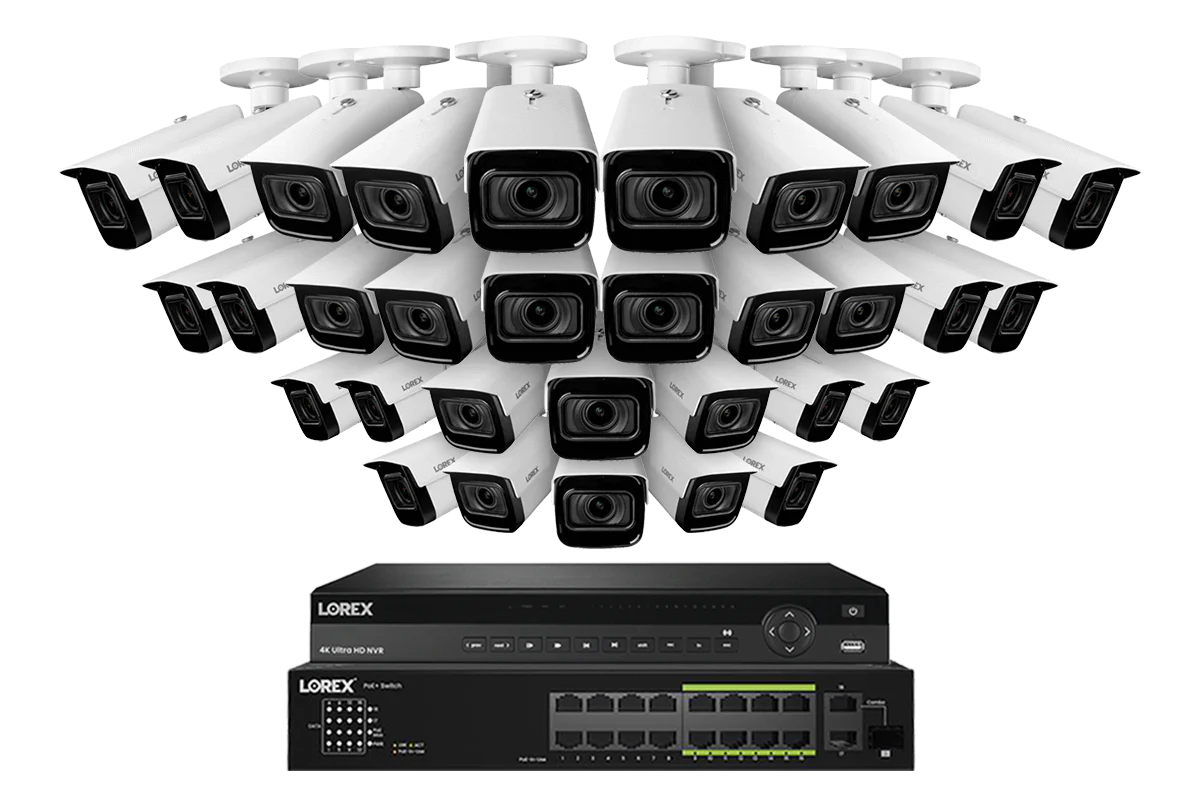 Lorex 4K (32 Camera Capable) 6TB Wired NVR System with Nocturnal 3 Smart IP Bullet Cameras with Motorized Varifocal Lens - Image 12