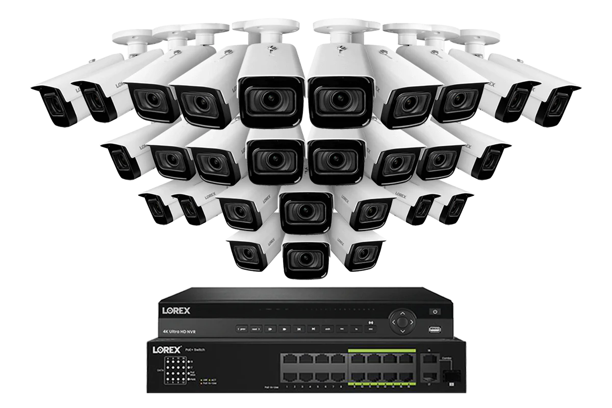 Lorex 4K (32 Camera Capable) 6TB Wired NVR System with Nocturnal 3 Smart IP Bullet Cameras with Motorized Varifocal Lens - Image 14