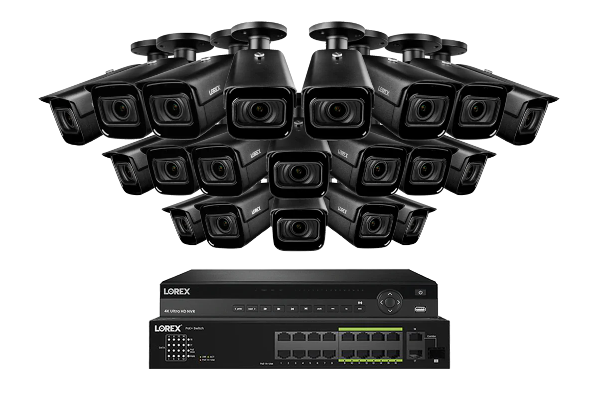 Lorex 4K (32 Camera Capable) 6TB Wired NVR System with Nocturnal 3 Smart IP Bullet Cameras with Motorized Varifocal Lens - Image 6