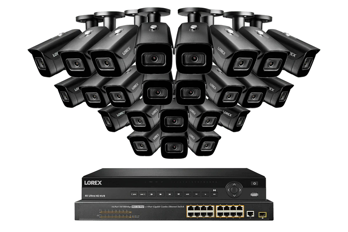 Lorex 4K (32 Camera Capable) 6TB Wired NVR System with Nocturnal 3 Smart IP Bullet Cameras with Motorized Varifocal Lens - Image 7