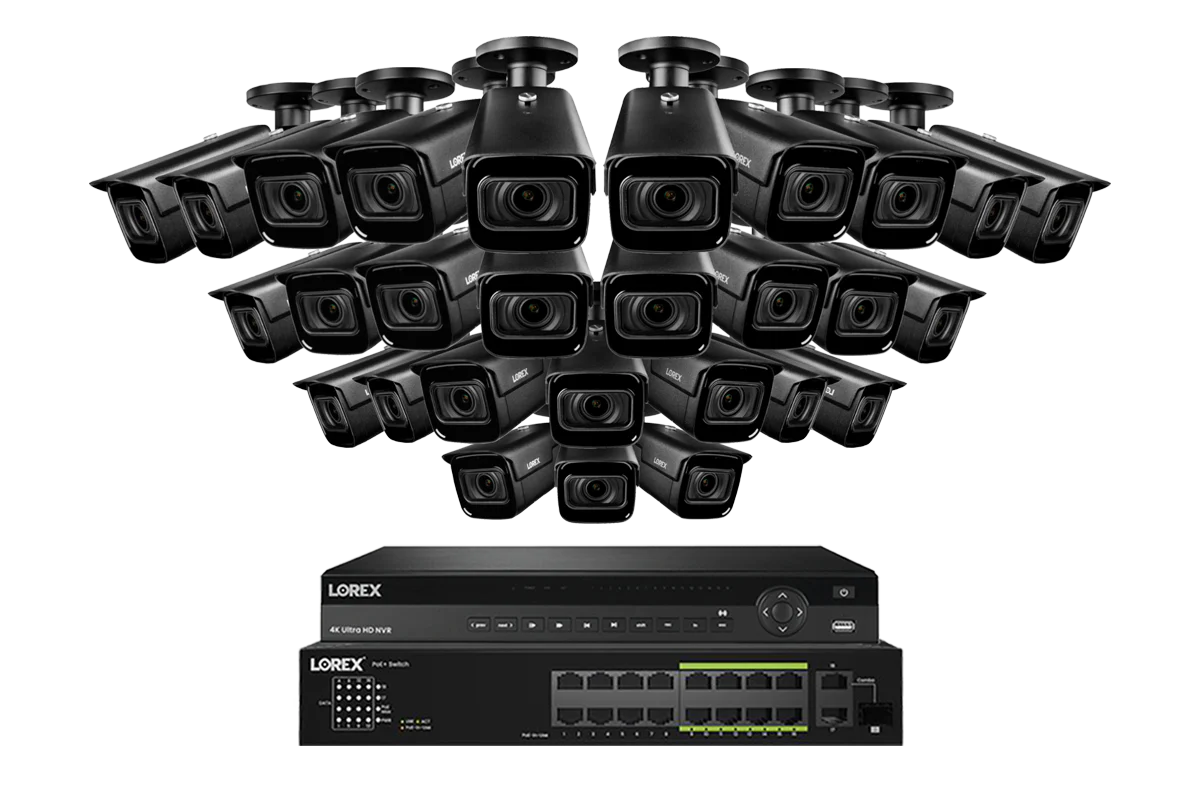 Lorex 4K (32 Camera Capable) 6TB Wired NVR System with Nocturnal 3 Smart IP Bullet Cameras with Motorized Varifocal Lens - Image 8