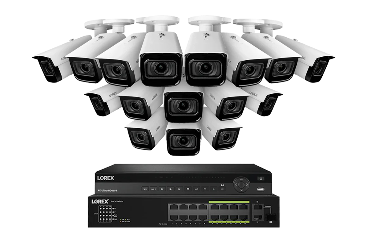 Lorex 4K (32 Camera Capable) 6TB Wired NVR System with Nocturnal 3 Smart IP Bullet Cameras with Motorized Varifocal Lens - Image 9