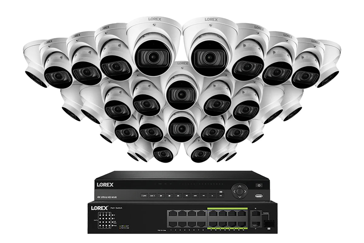 Lorex 4K (32 Camera Capable) 6TB Wired NVR System with Nocturnal 3 Smart IP Turret Cameras with Motorized Varifocal Lens - Image 13