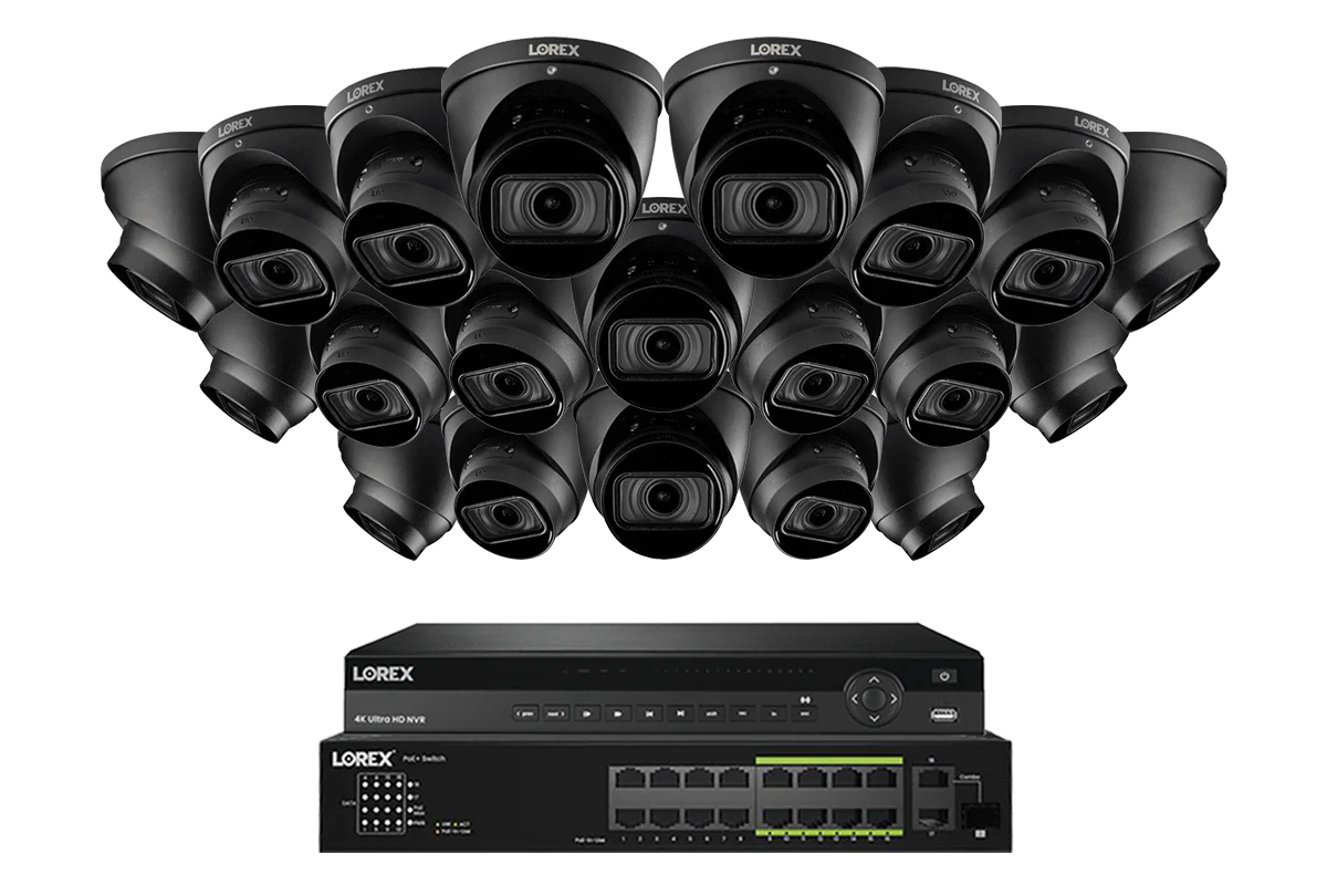 Lorex 4K (32 Camera Capable) 6TB Wired NVR System with Nocturnal 3 Smart IP Turret Cameras with Motorized Varifocal Lens - Image 5