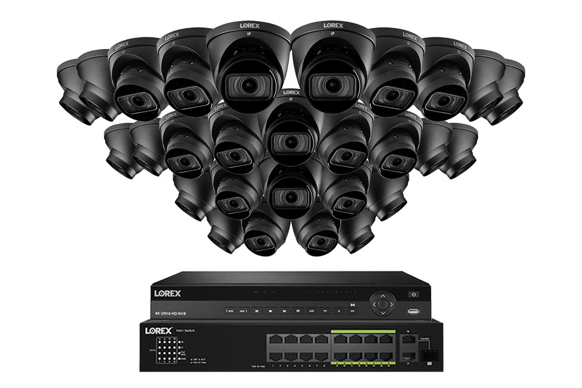 Lorex 4K (32 Camera Capable) 6TB Wired NVR System with Nocturnal 3 Smart IP Turret Cameras with Motorized Varifocal Lens - Image 7