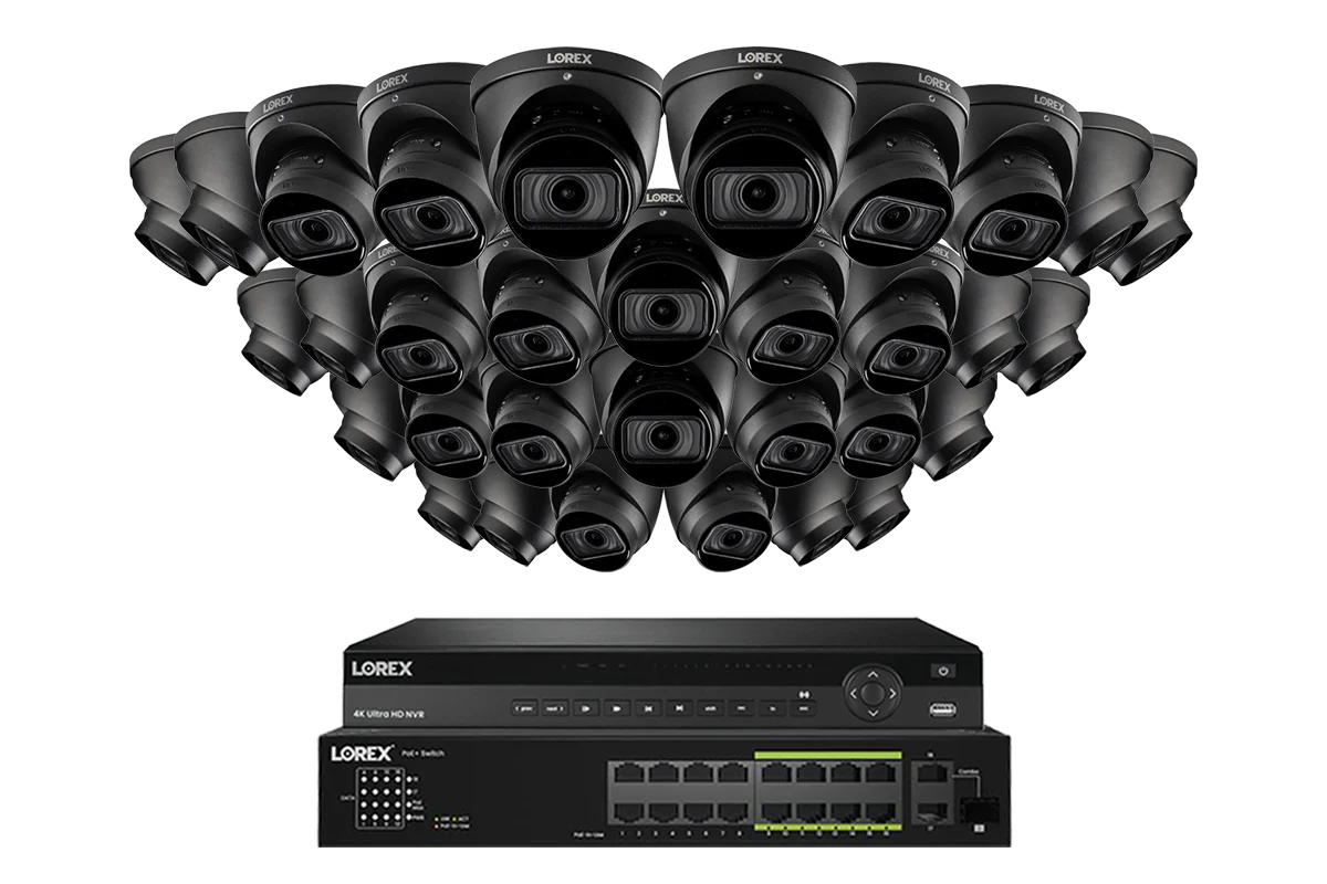 Lorex 4K (32 Camera Capable) 6TB Wired NVR System with Nocturnal 3 Smart IP Turret Cameras with Motorized Varifocal Lens - Image 8