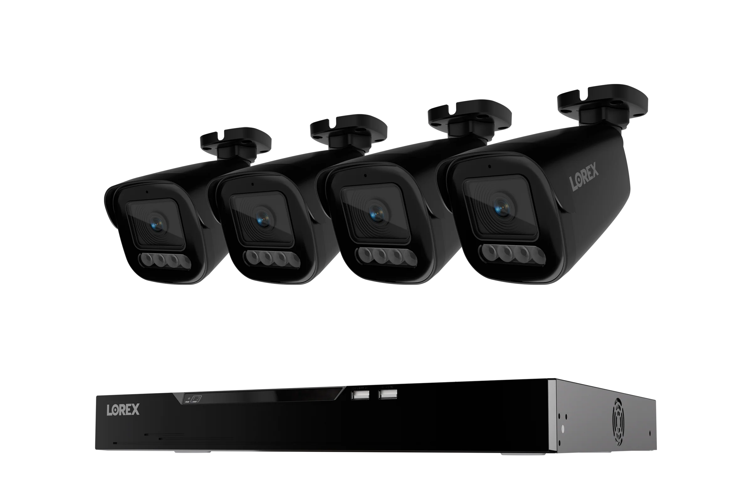 Lorex Connect X Series 4K 16-Channel Wired NVR System with X3 Bullet Security Cameras - 4TB