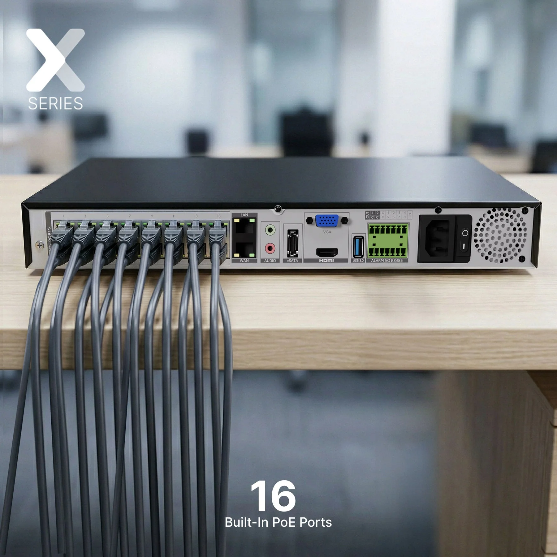 Lorex Connect X Series 4K 16-Channel Wired NVR System with X3 Bullet Security Cameras - 4TB - Image 7