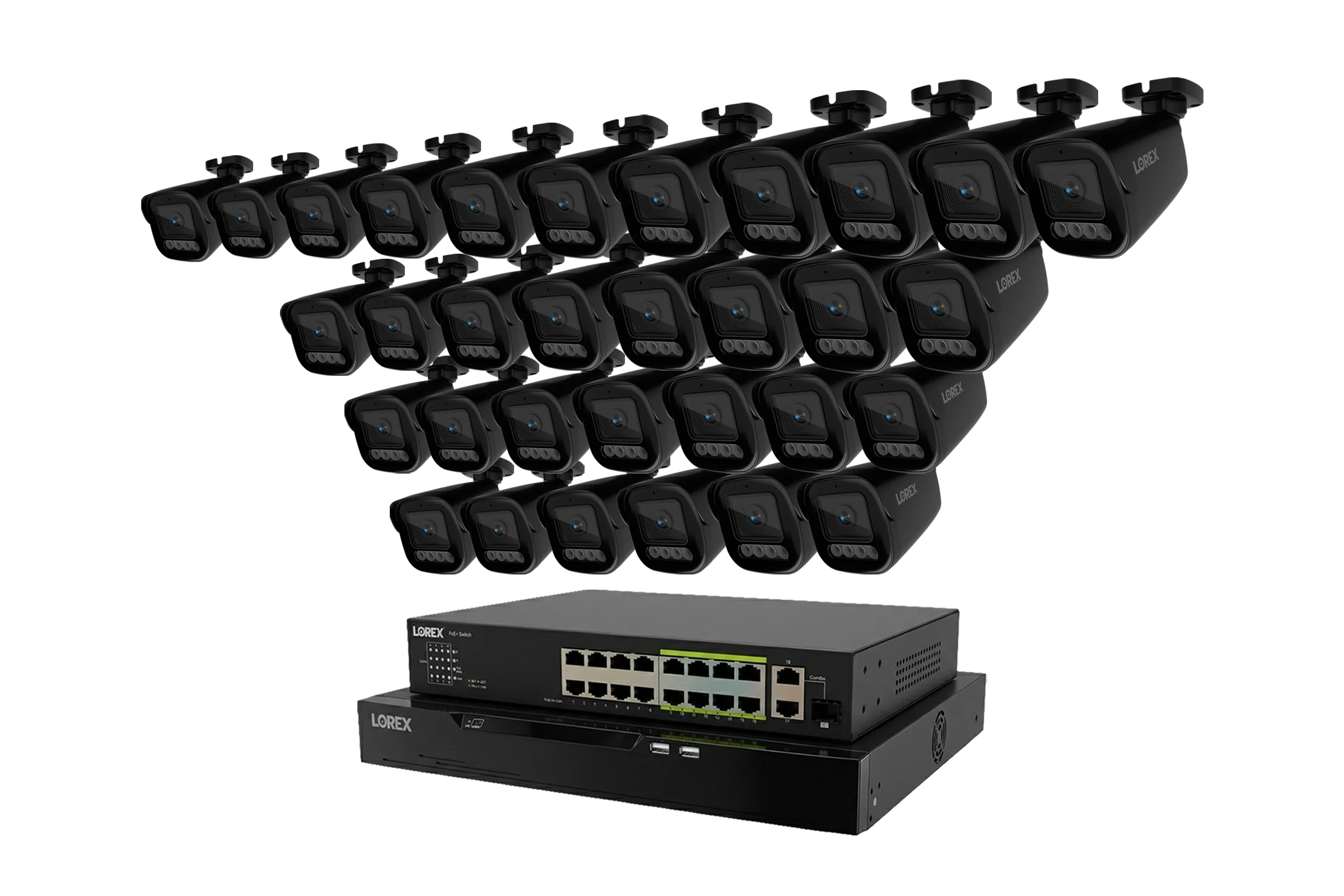 Lorex Connect X Series 4K 32-Channel Wired NVR System with X3 Bullet Security Cameras - 8TB - Image 11