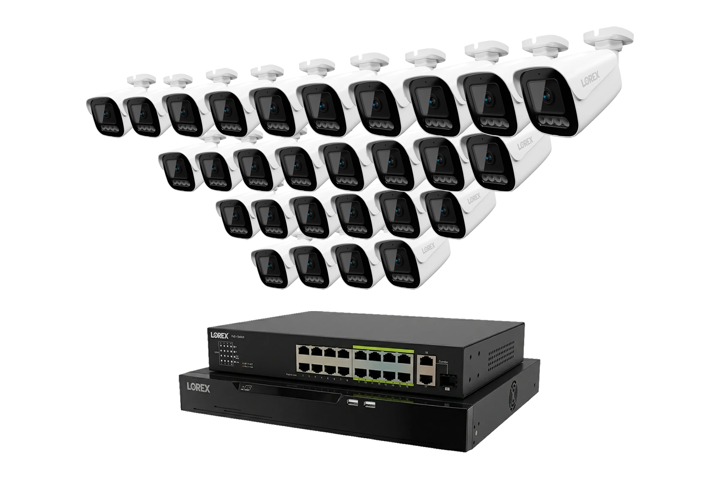Lorex Connect X Series 4K 32-Channel Wired NVR System with X3 Bullet Security Cameras - 8TB - Image 15