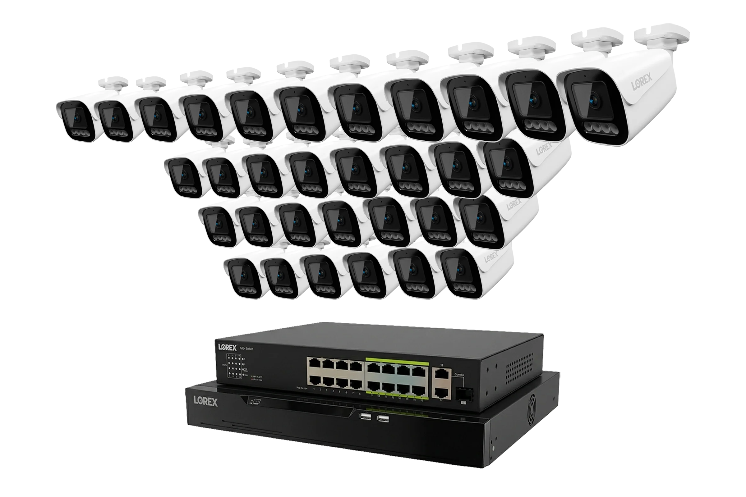Lorex Connect X Series 4K 32-Channel Wired NVR System with X3 Bullet Security Cameras - 8TB - Image 16