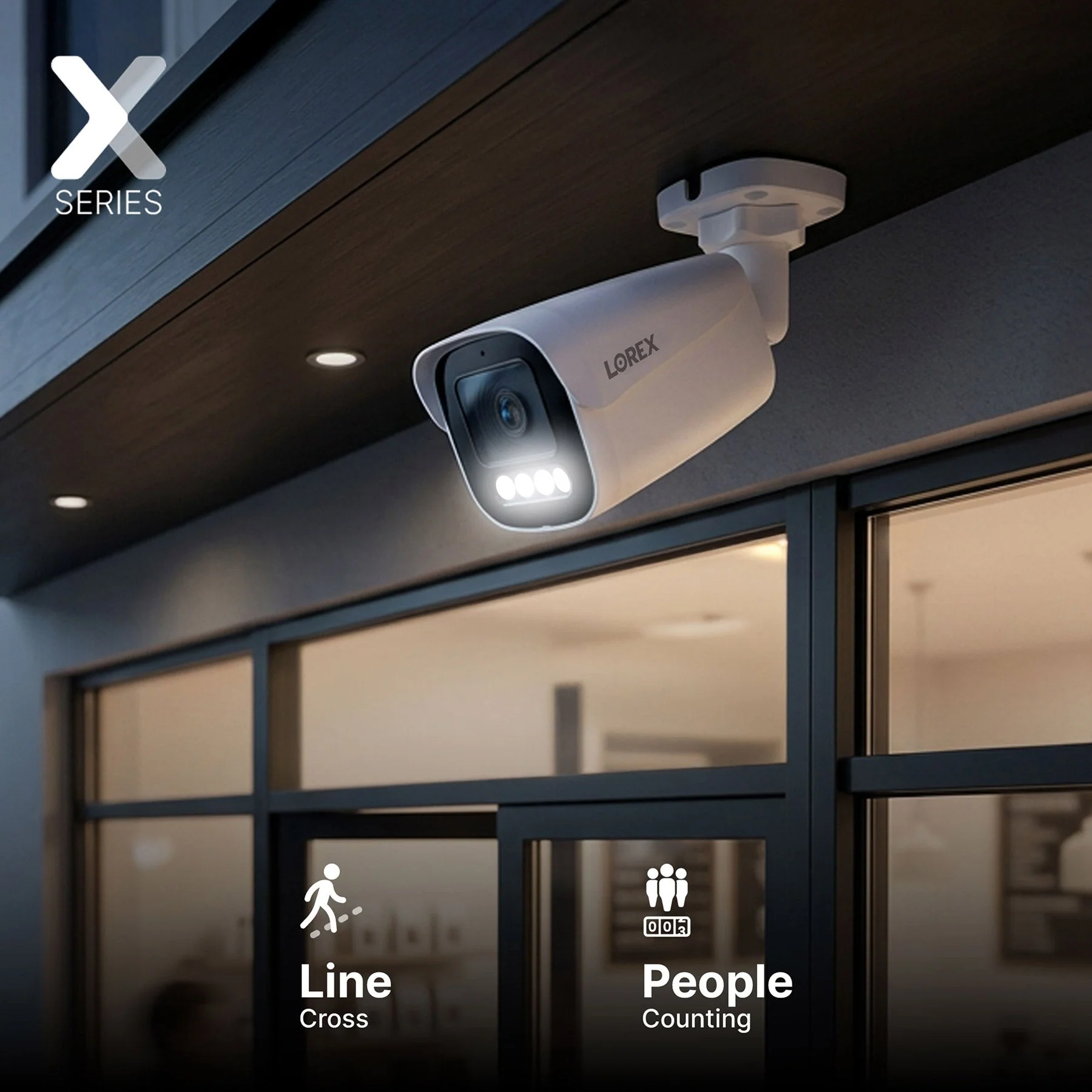Lorex Connect X Series 4K 32-Channel Wired NVR System with X3 Bullet Security Cameras - 8TB - Image 4