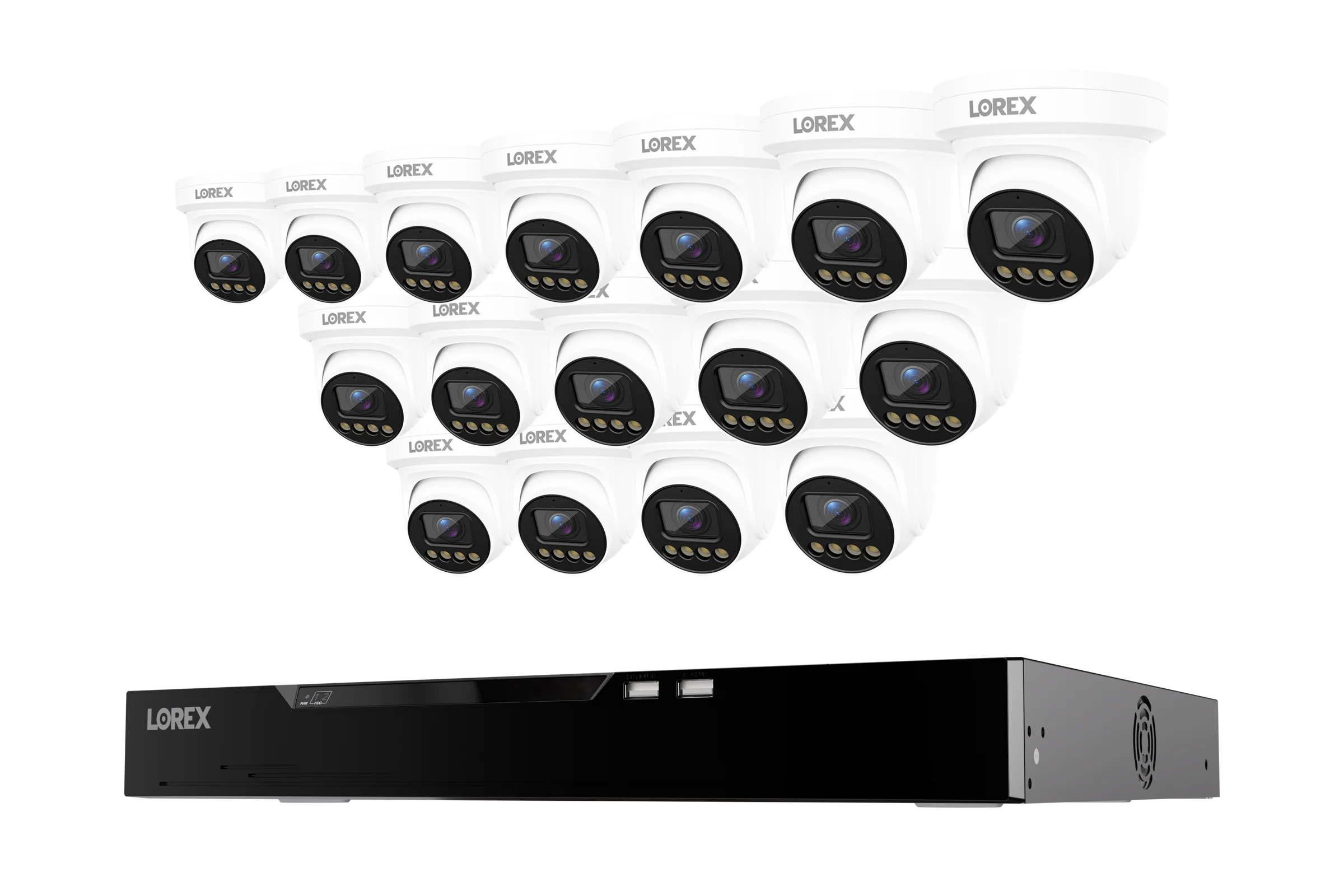 Lorex Connect X Series 4K 16-Channel Wired NVR System with X3 Turret Security Cameras - 4TB - Image 10
