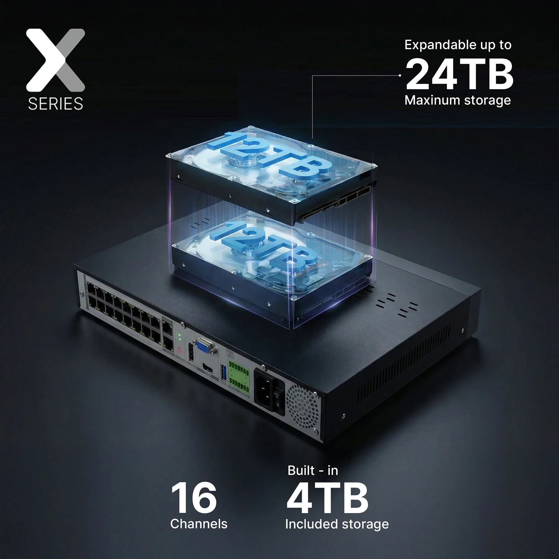 Lorex Connect X Series 4K 16-Channel Wired NVR System with X5 Bullet Security Cameras - 4TB - Image 7