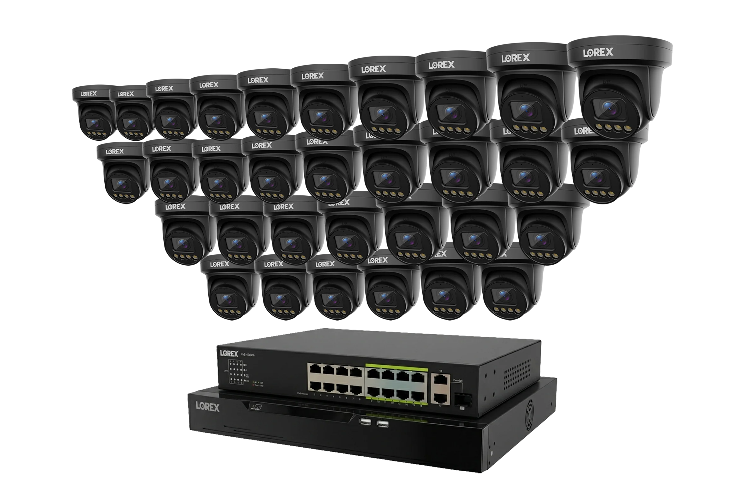 Lorex Connect X Series 4K 32-Channel Wired NVR System with X3 Turret Security Cameras - 8TB - Image 10