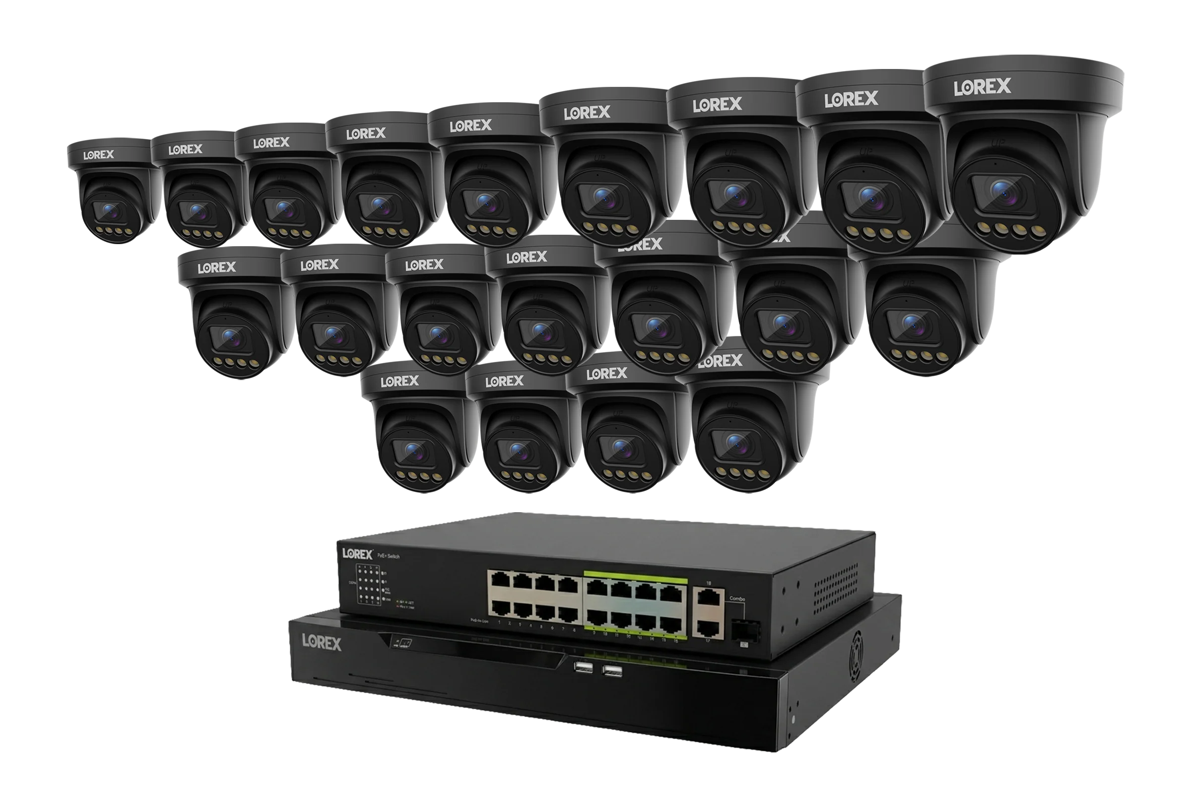 Lorex Connect X Series 4K 32-Channel Wired NVR System with X3 Turret Security Cameras - 8TB - Image 11