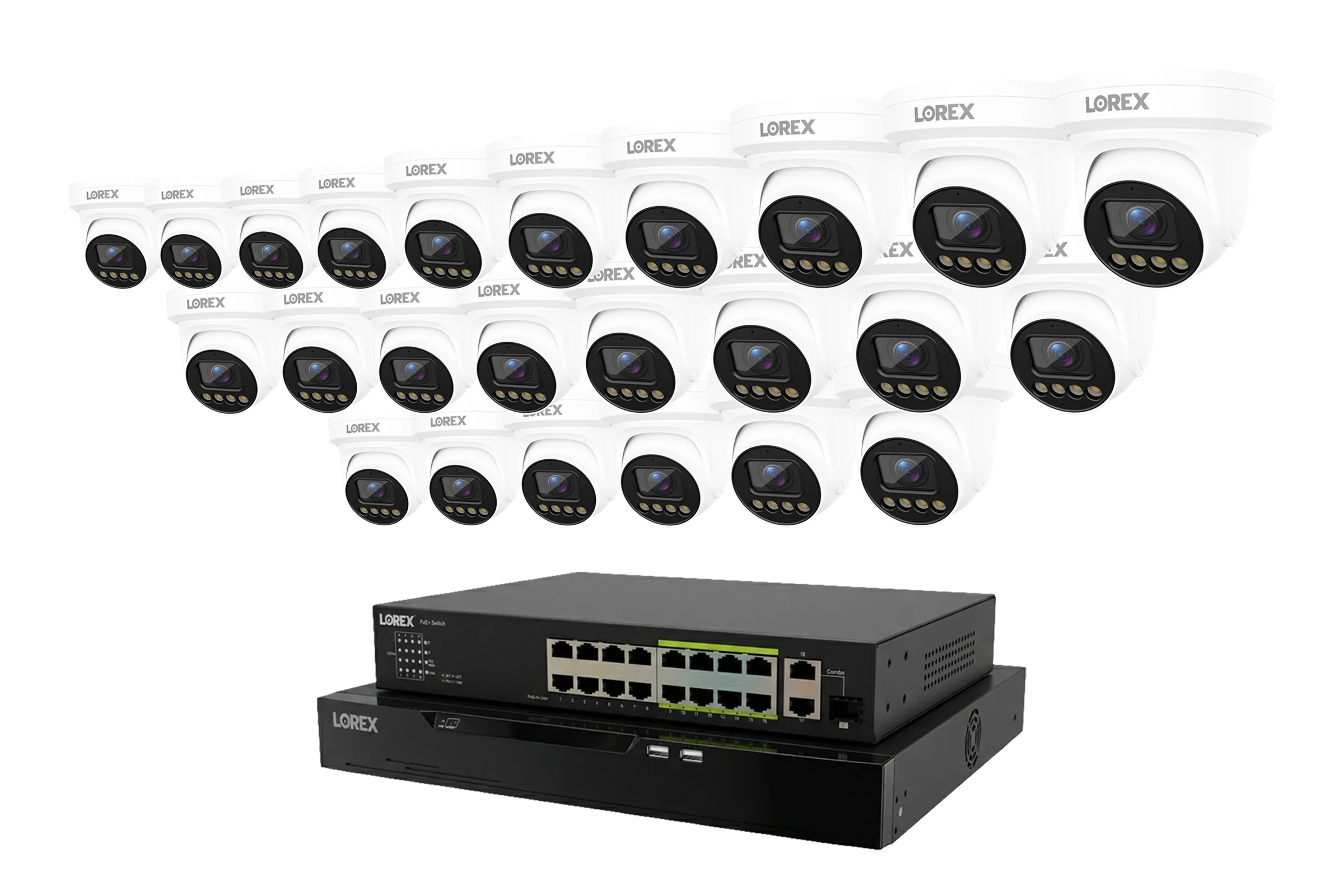 Lorex Connect X Series 4K 32-Channel Wired NVR System with X3 Turret Security Cameras - 8TB - Image 12